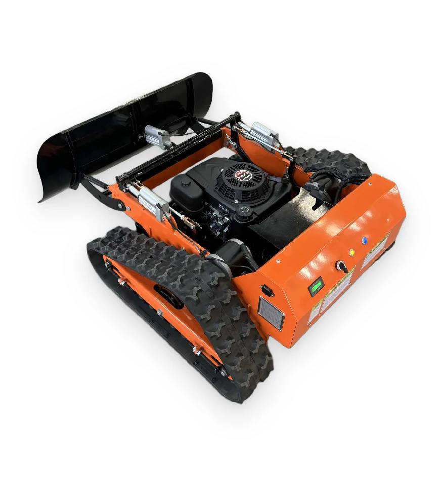 SP-550B Tracked Remote-Controlled Mower with Front Blade